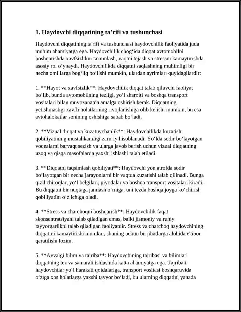 HAYDOVCHI DIQQATINING SIFATLARI TOGRISIDA TUSHUNCHA 3