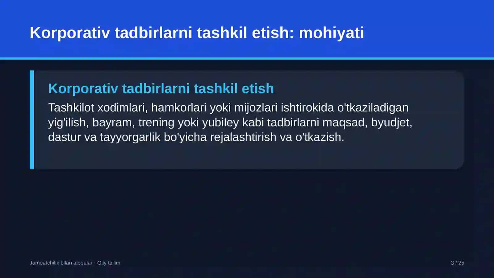 gidrotexnika qurilishida korporativ tadbirlarni tashkil etish 9926 3