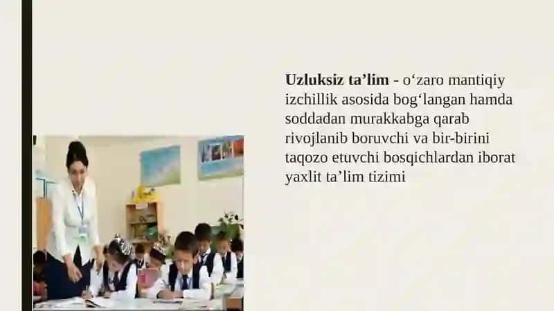 Uzluksiz talimda gitendensiyalar 3