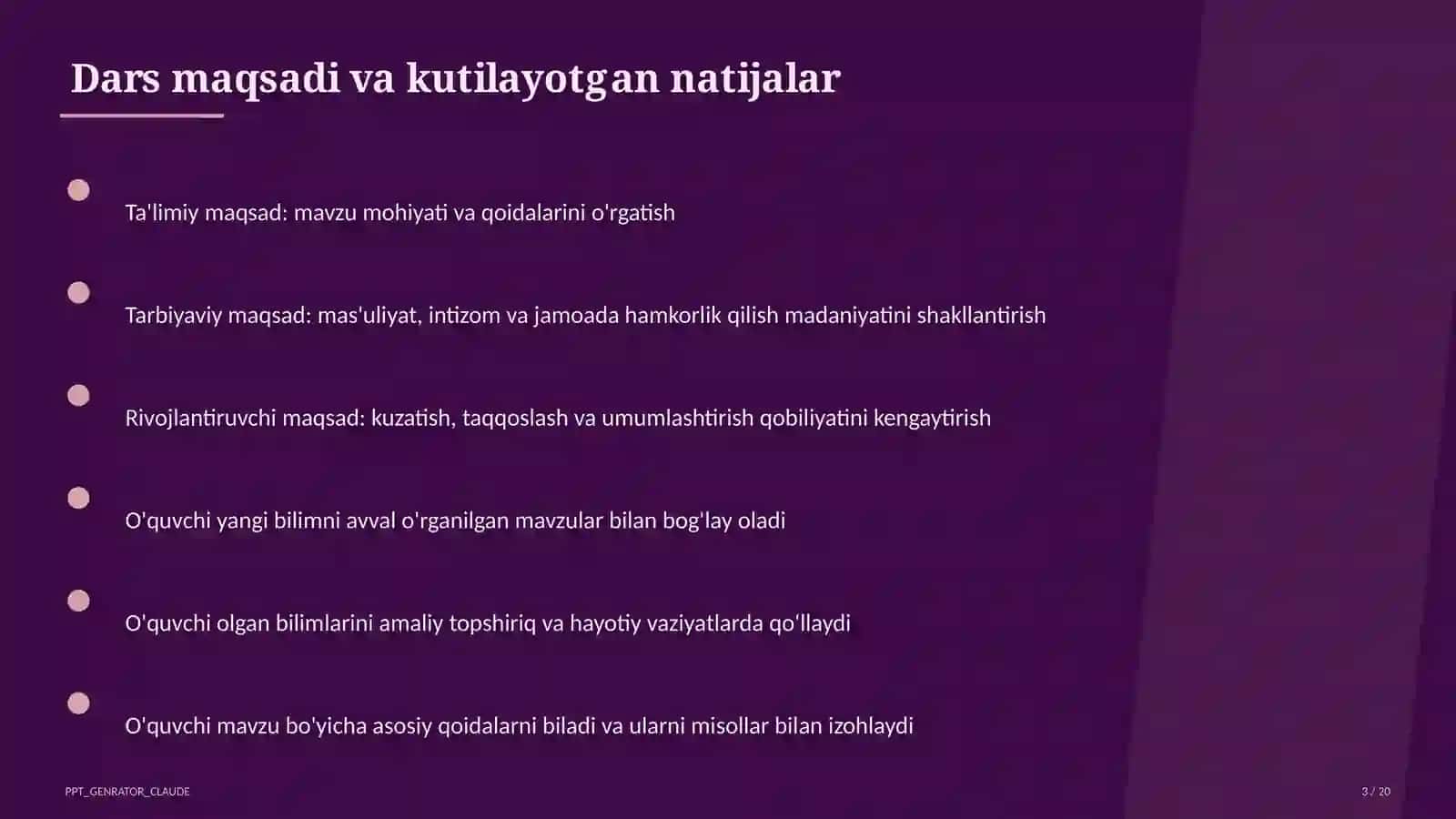 Odam organizmining tuzilishi: to'qima va organlar (8-sinf) 3