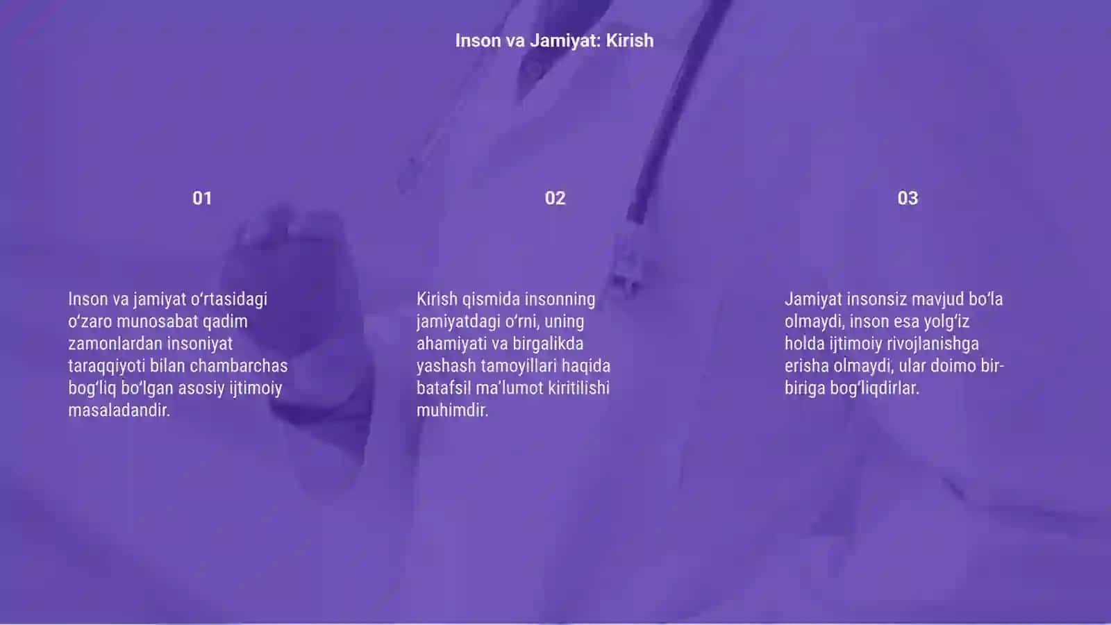 Inson va Jamiyat 3