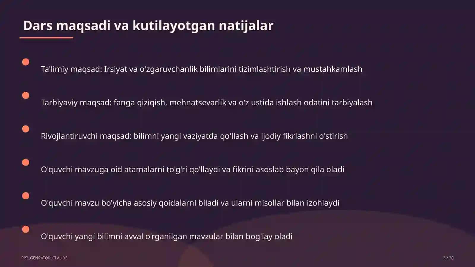 Irsiyat va o'zgaruvchanlik (9-sinf) 3