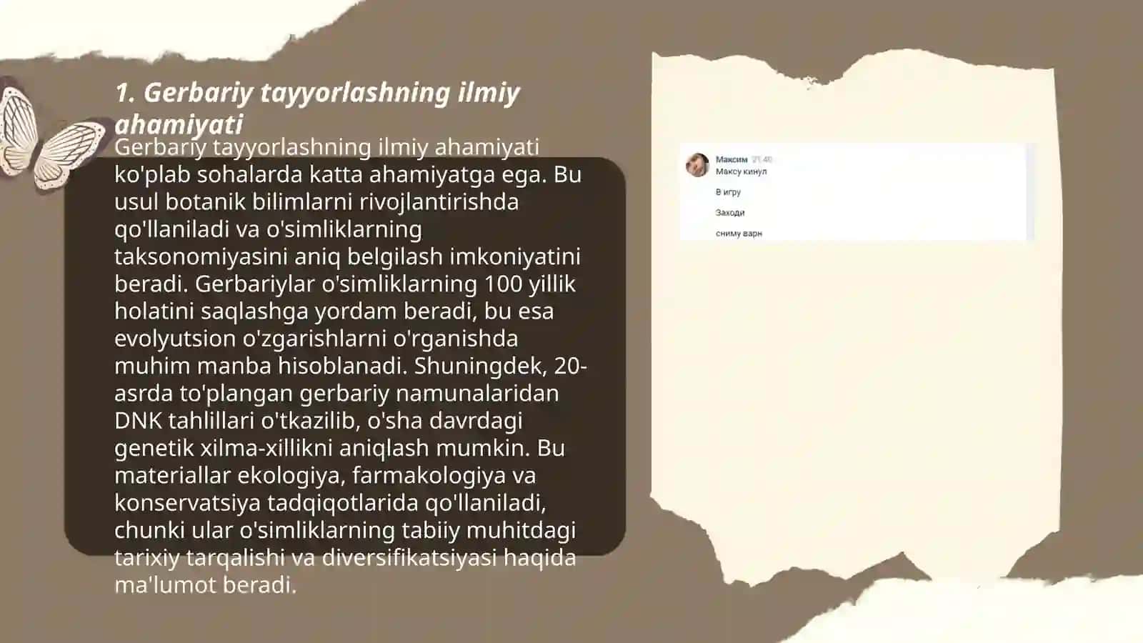 O’simliklardan gerbariy tayyorlashning ahamiyati 3