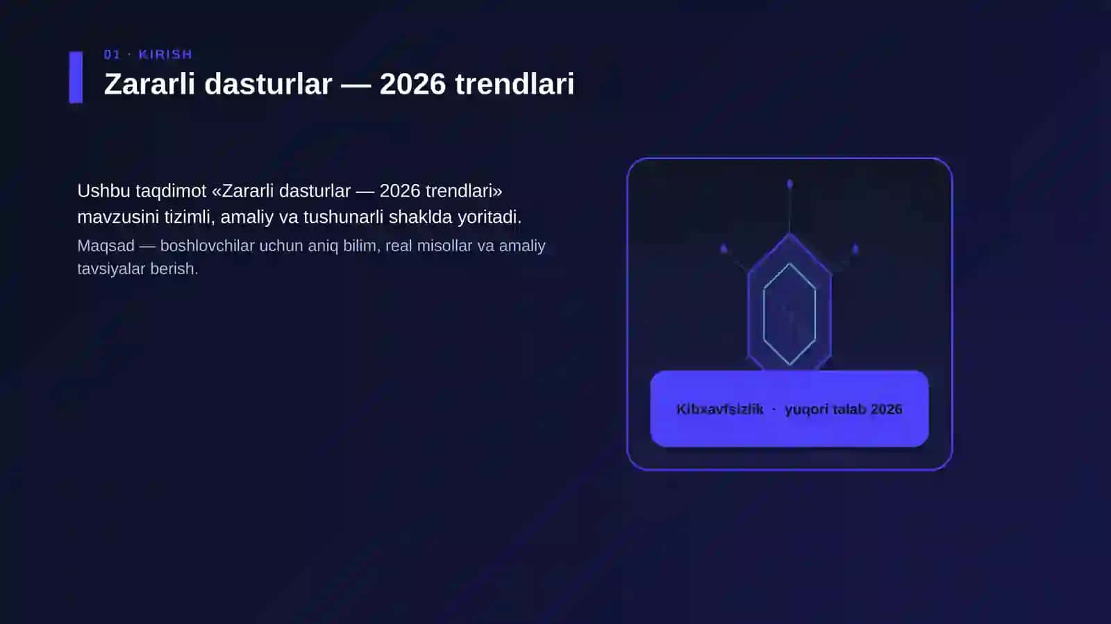 Zararli dasturlar — 2026 trendlari 3