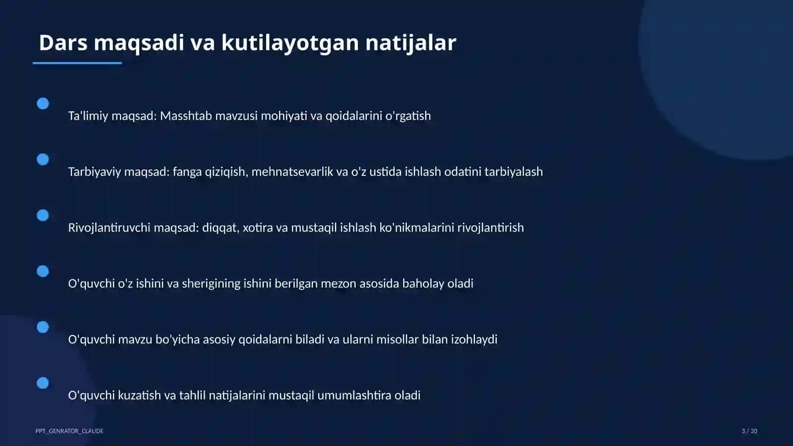 Masshtab (6-sinf) 3