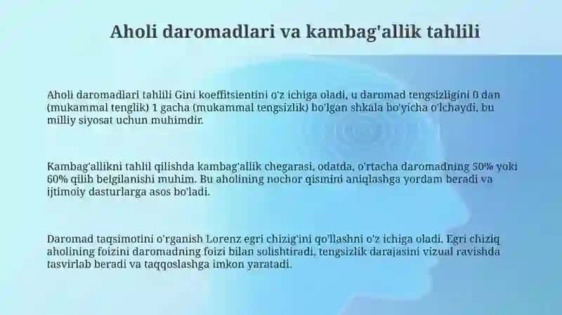 Aholi daromadlari va davlatning ijtimoiy siyosati 3