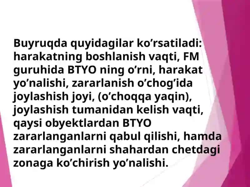 Shikastlanish o’chog’ida dastlabki shifokor yordamini tashkil etish 3