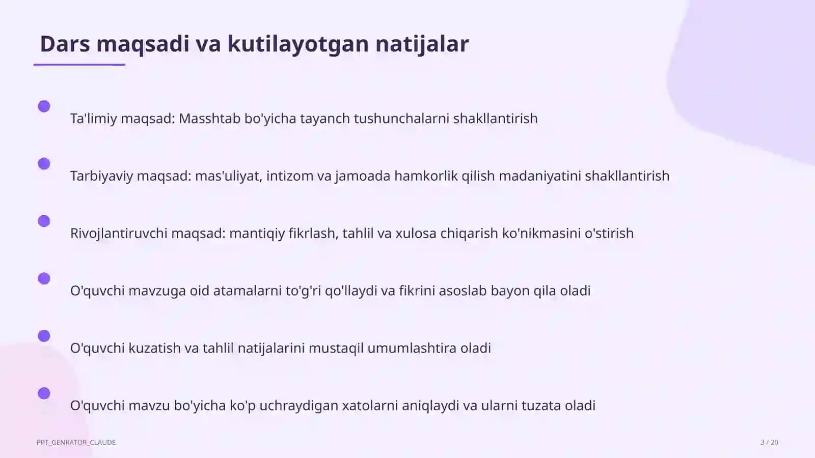 Masshtab (6-sinf) 3