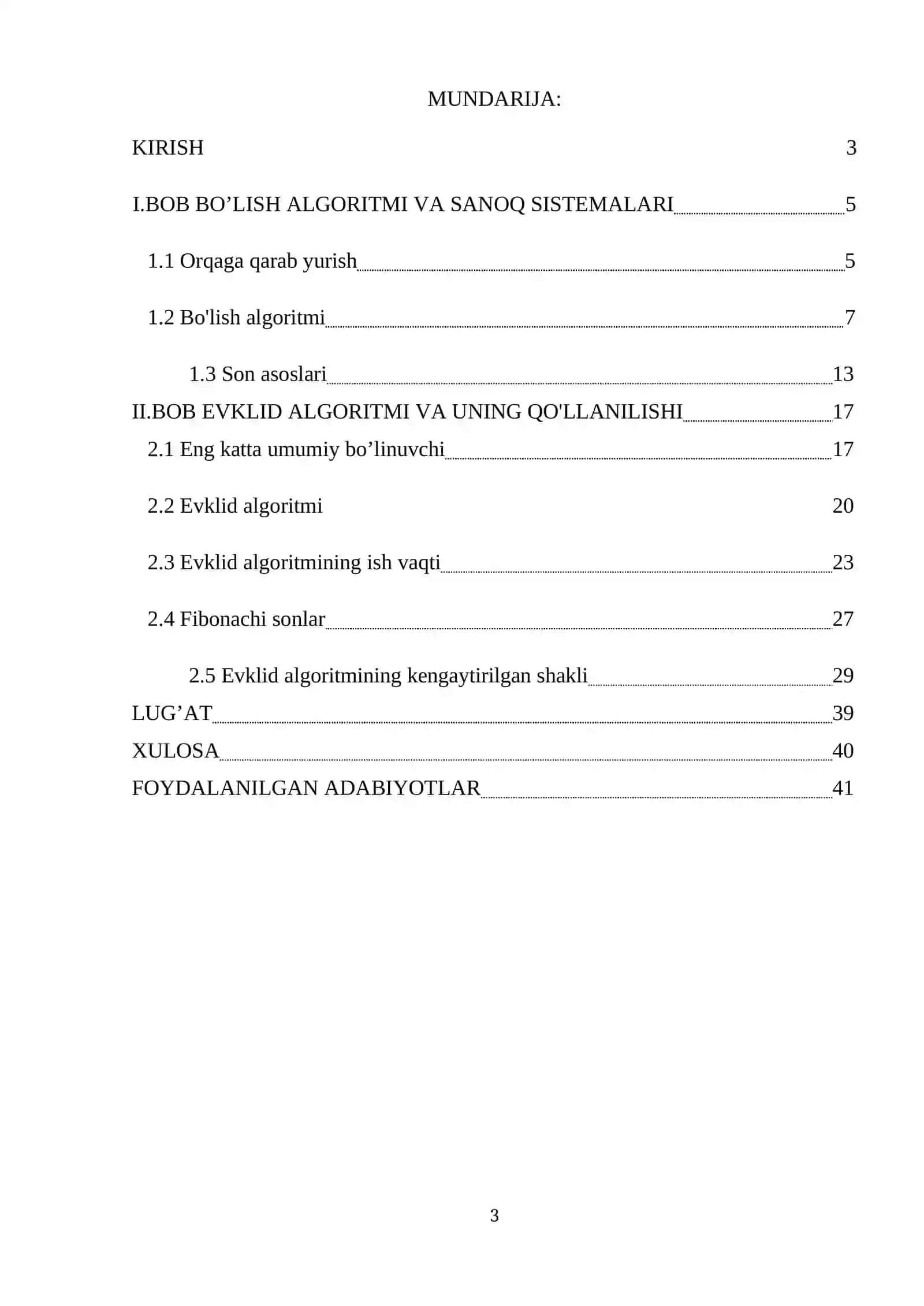 [Evklid algoritmi uchun samarali algoritm] 3