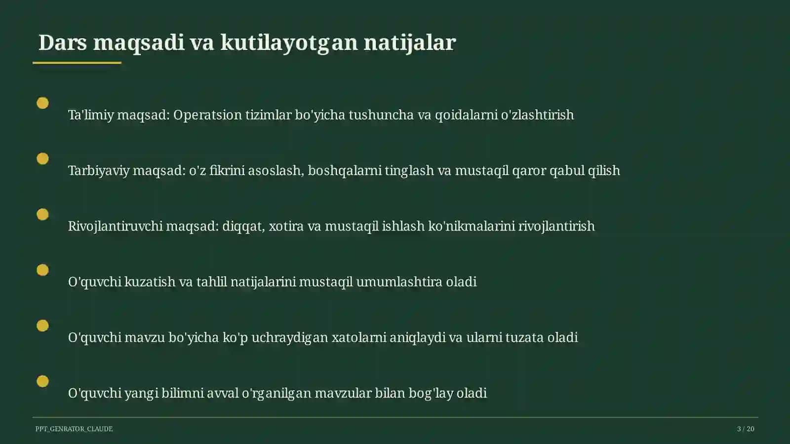 Operatsion tizimlar (6-sinf) 3
