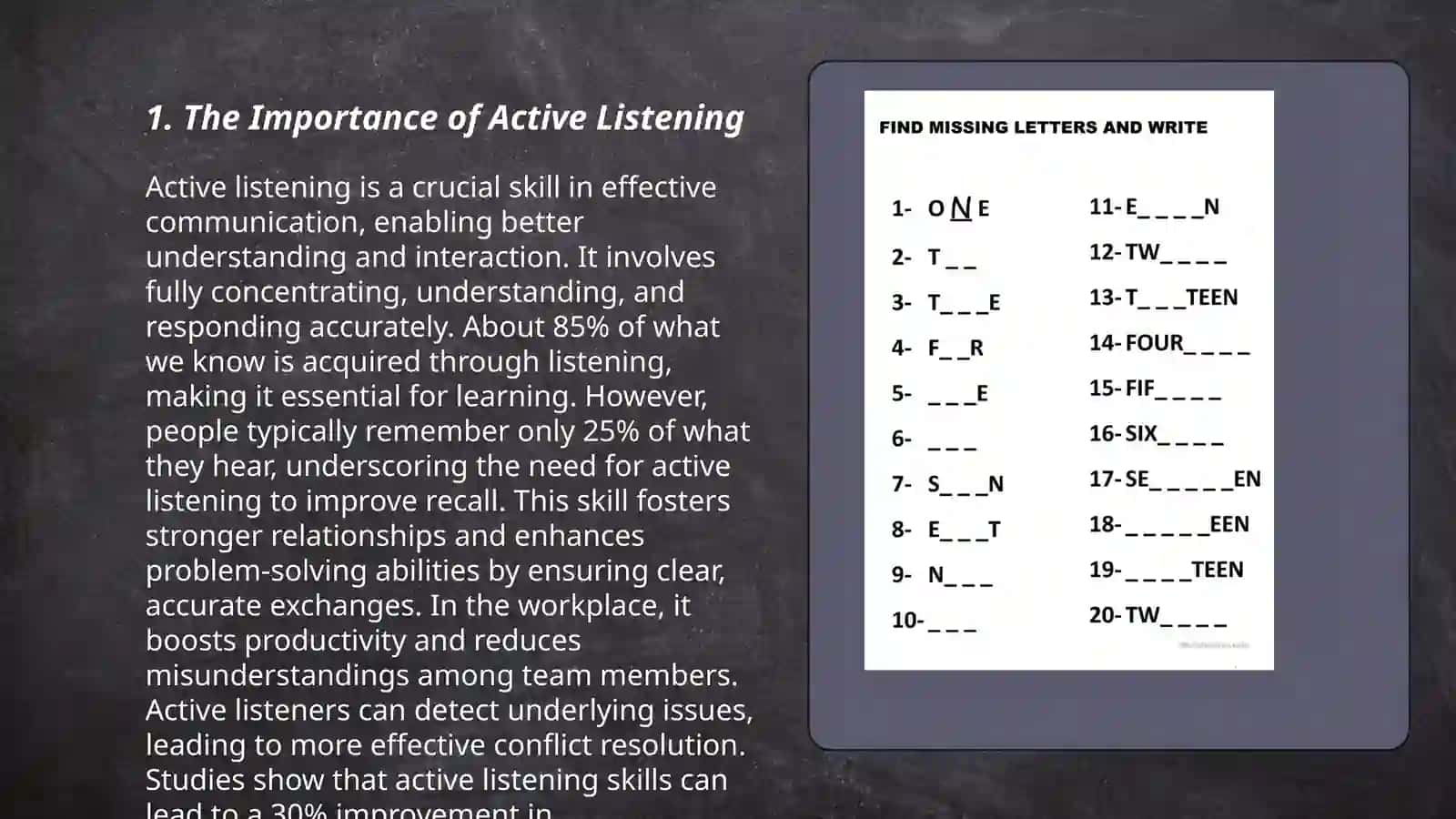 The best tactics for listening attentively 3