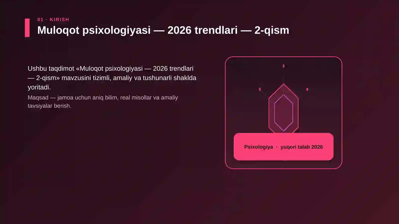 Muloqot psixologiyasi — 2026 trendlari — 2-qism 3