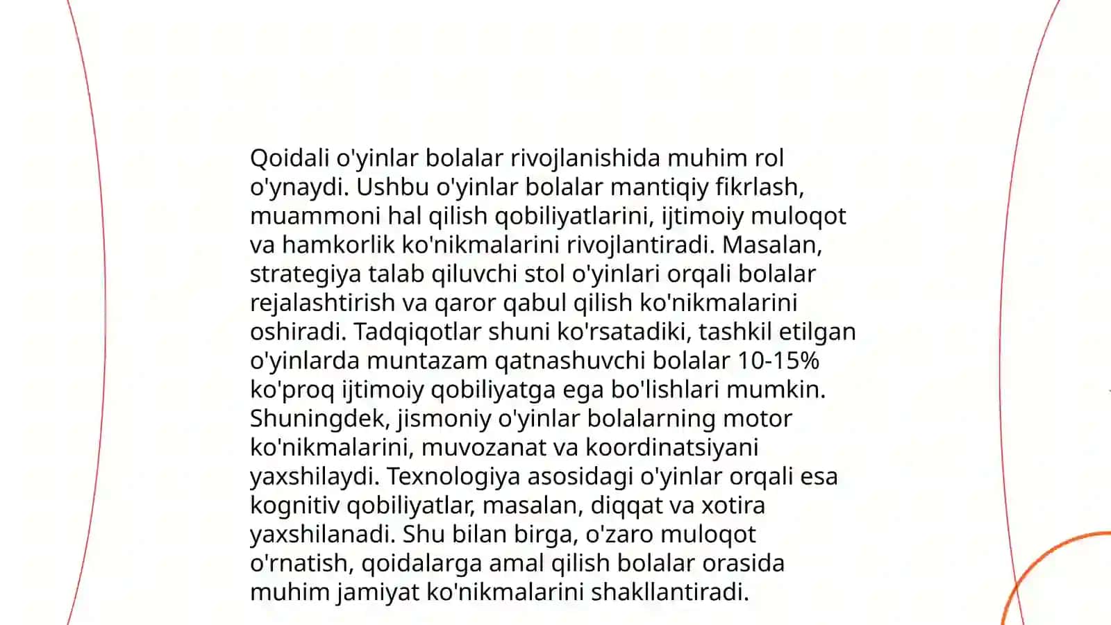 Qoidali o‘yinlar bolalarga ta‘lim berish shakli sifatida 3