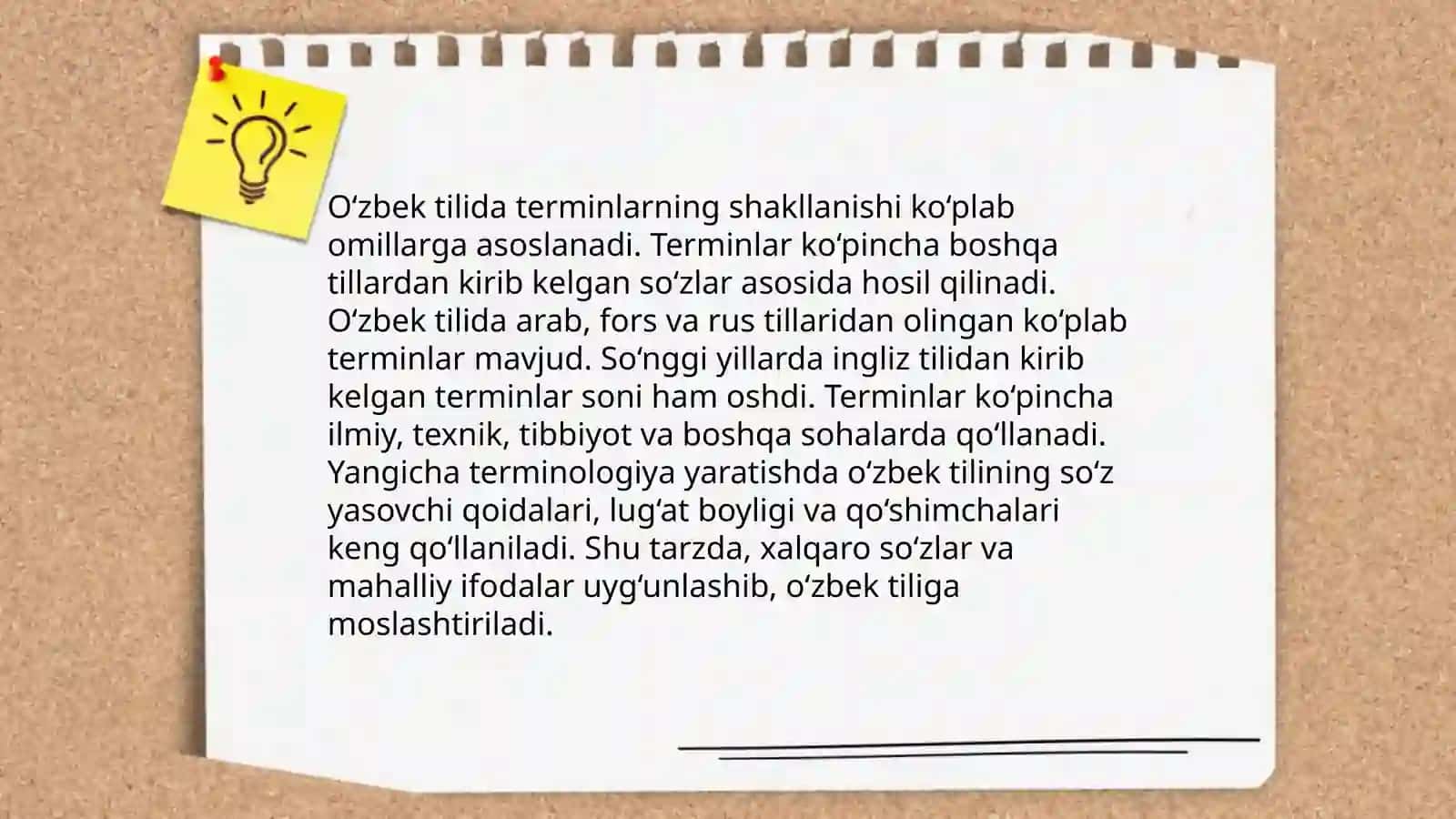 O'zbek tilining izohli luĝatida terminlar ifodasi 3