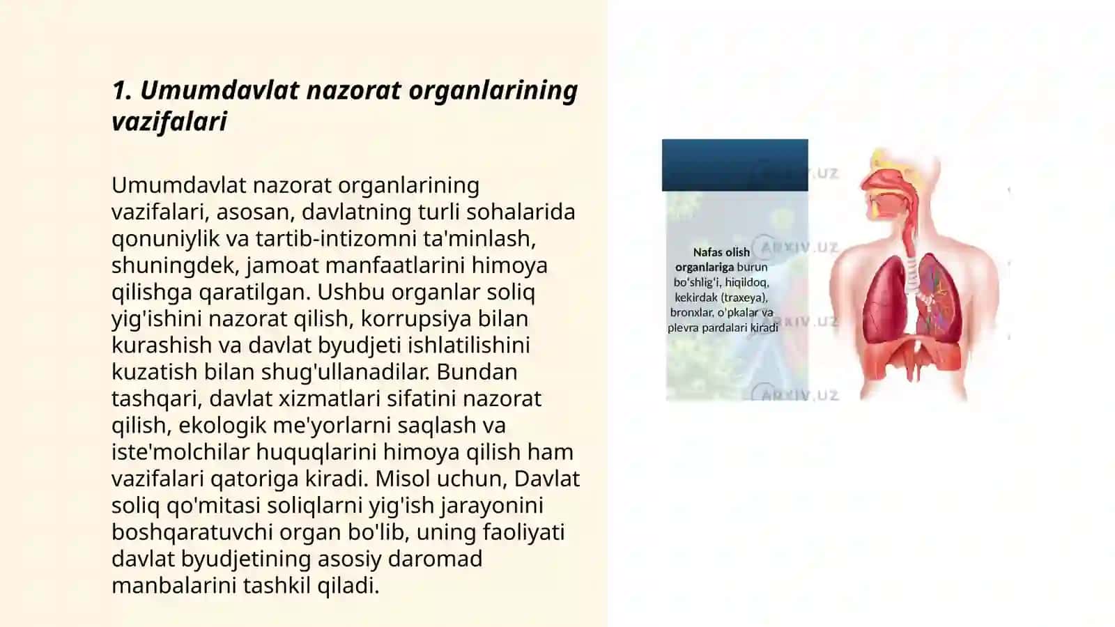 Umumdavlat nazorat organlari va ularning moliyaviy nazoratni tashkil etishi 3