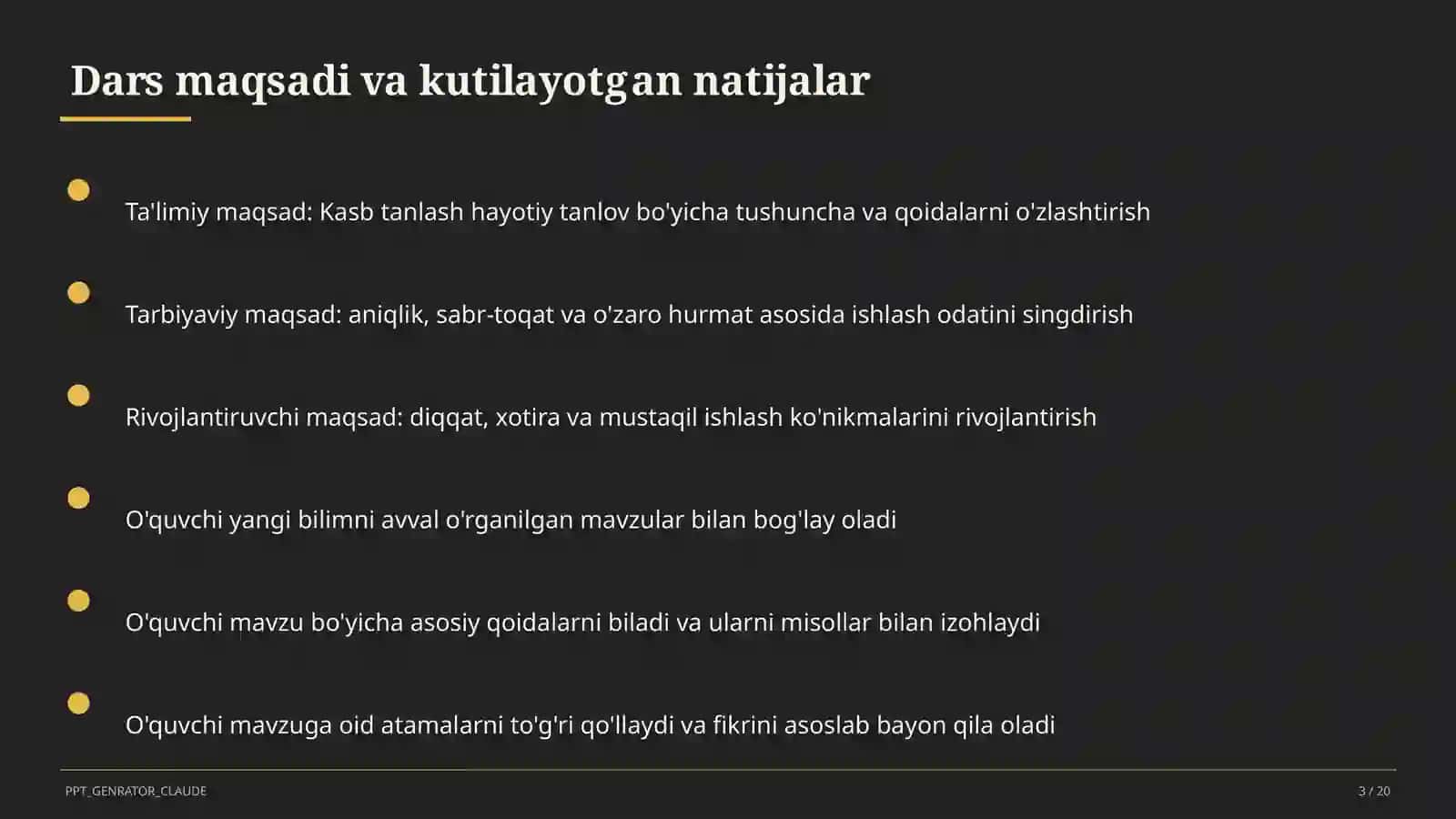 Kasb tanlash hayotiy tanlov (9-sinf) 3