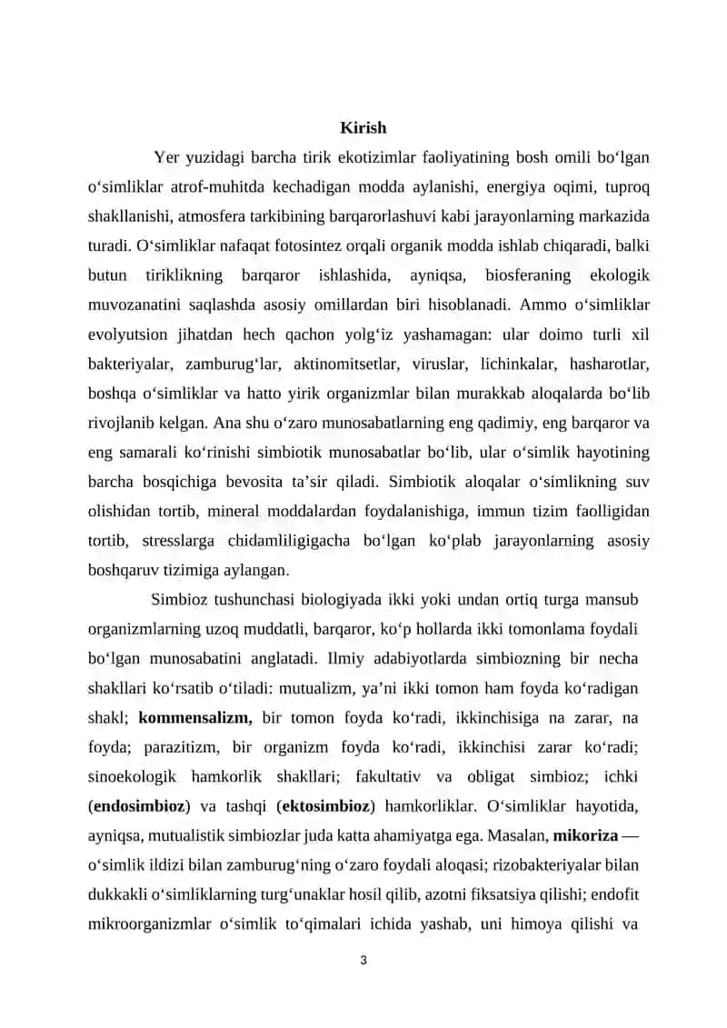O‘SIMLIKLARDA SIMBIOTIK MUNOSABATLAR 3