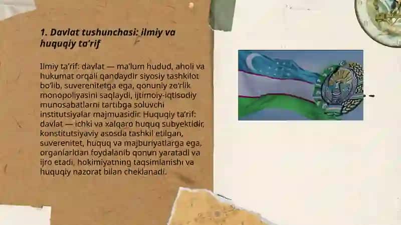 Davlat tushunchasi: ilmiy va huquqiy taʼrif 3