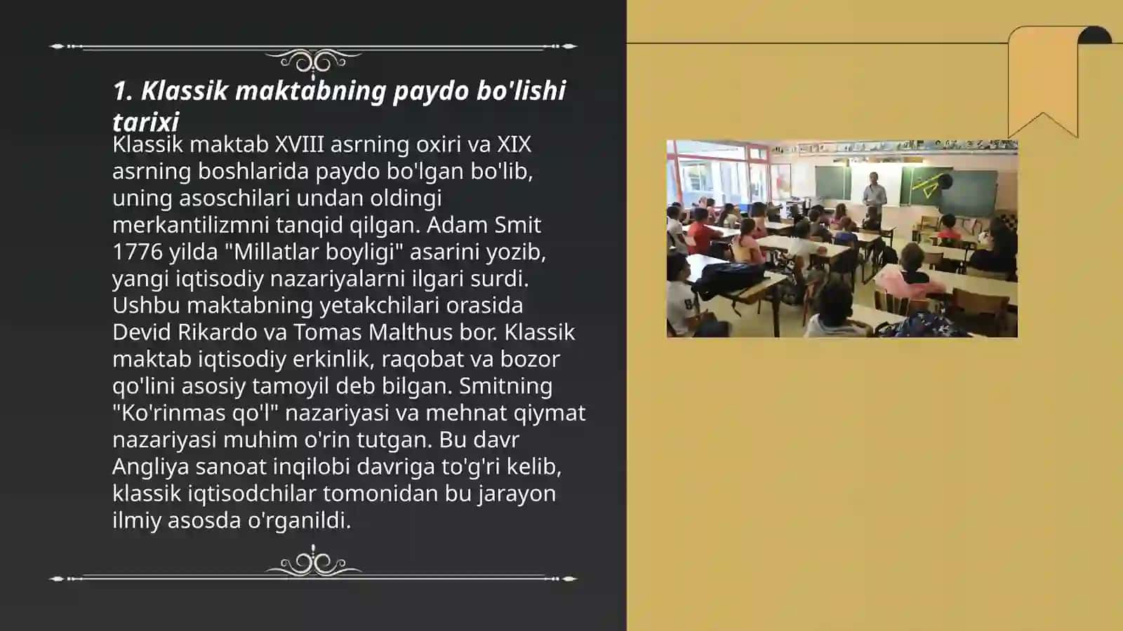 Angliya va Fransiyada klassik maktabni paydo bo'lishi 3