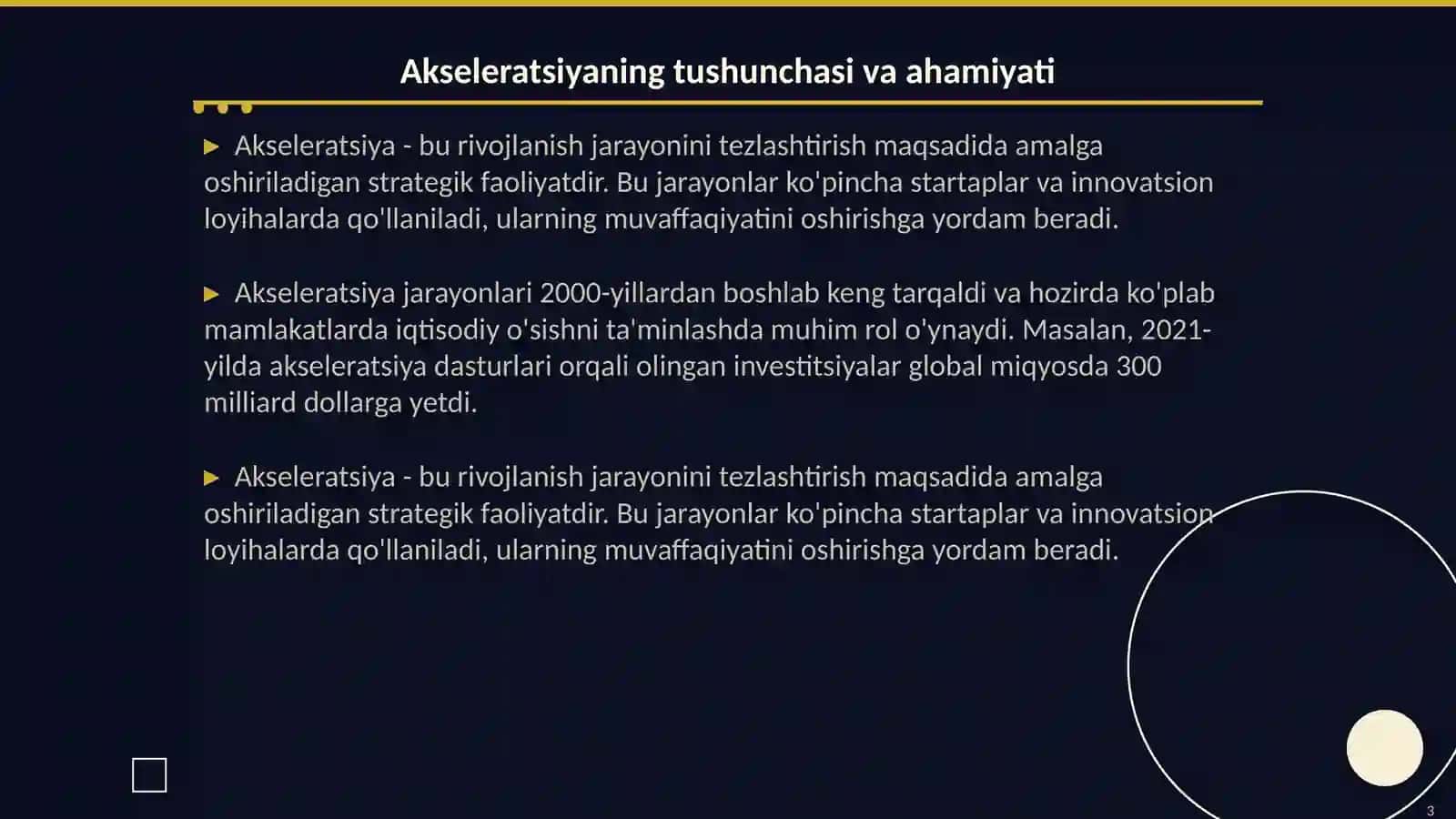 Akseleratsiya 3