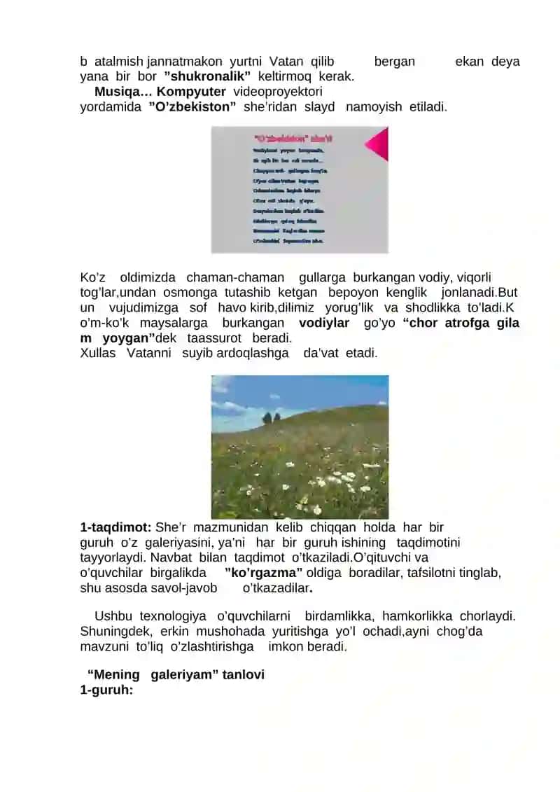 Mustaqillikdarsi. Vodiylarniyayovkezganda…{8-9-sinflaruchun} 3