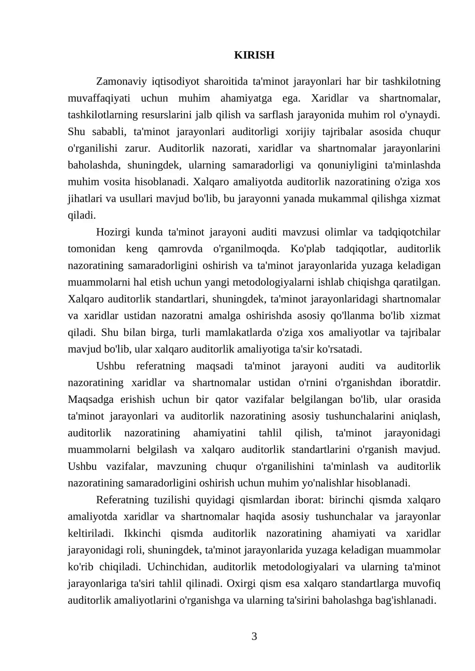 Audit fanidan tayyorlagan referat 3