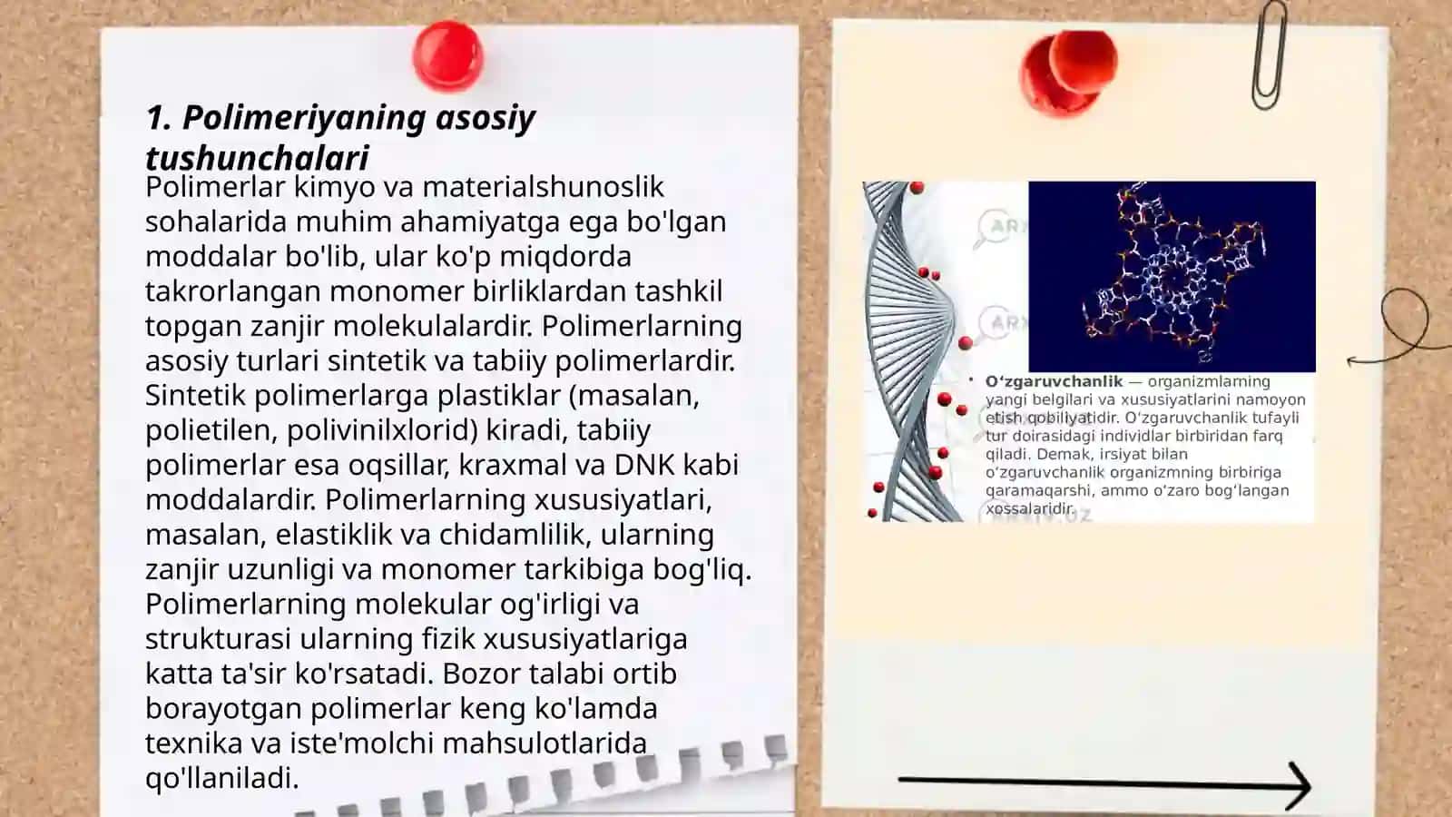 Genlarning polimer taʼsirids belgilarning irsiylanishi. Polimeriya 3