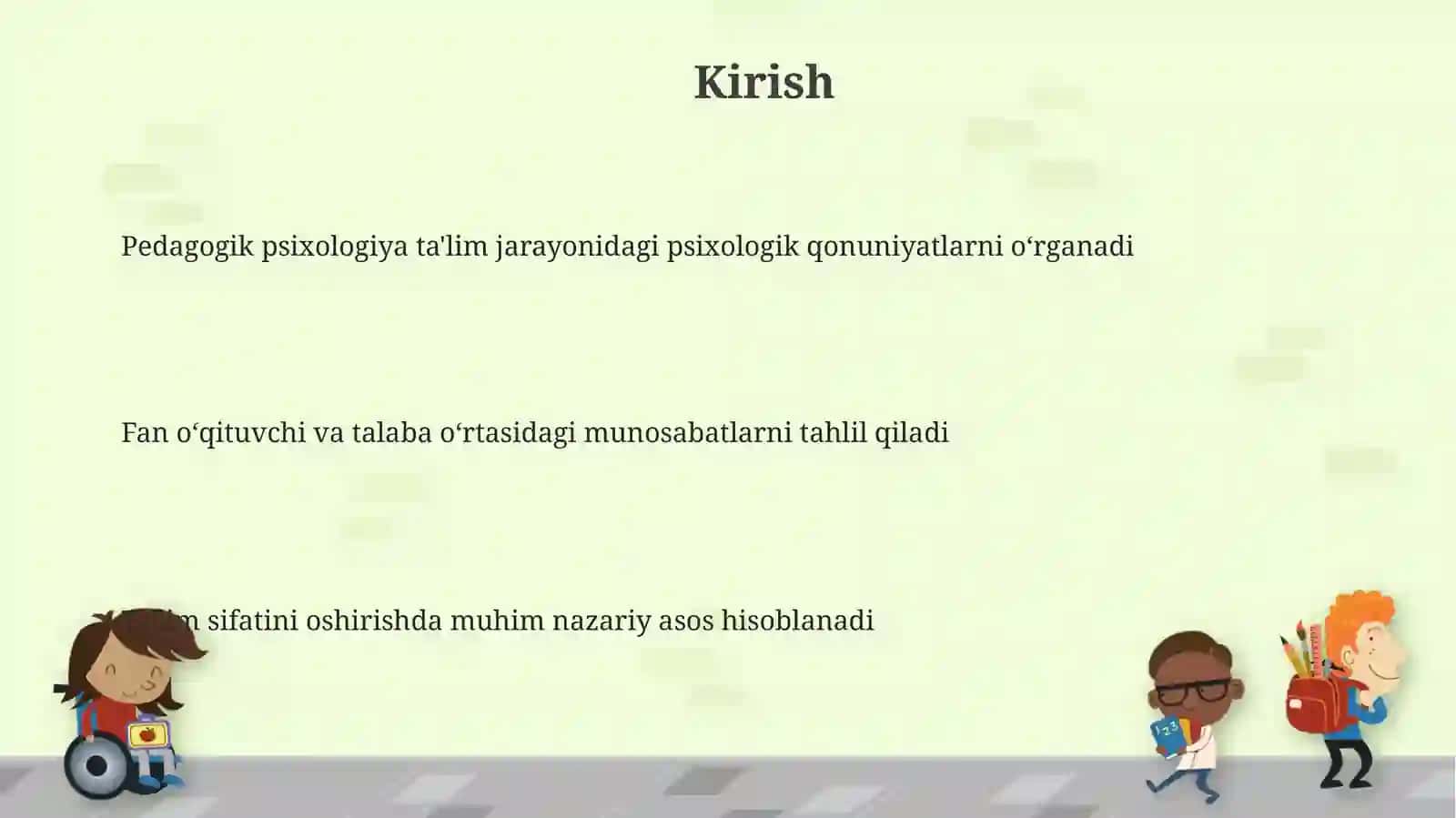 Pedagogik psixologikfanlarnioʻqitishmetodivavositalari 3