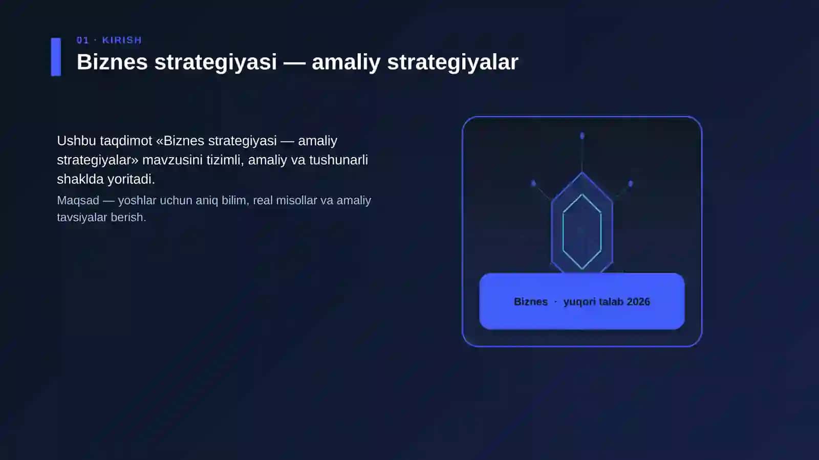 Biznes strategiyasi — amaliy strategiyalar 3