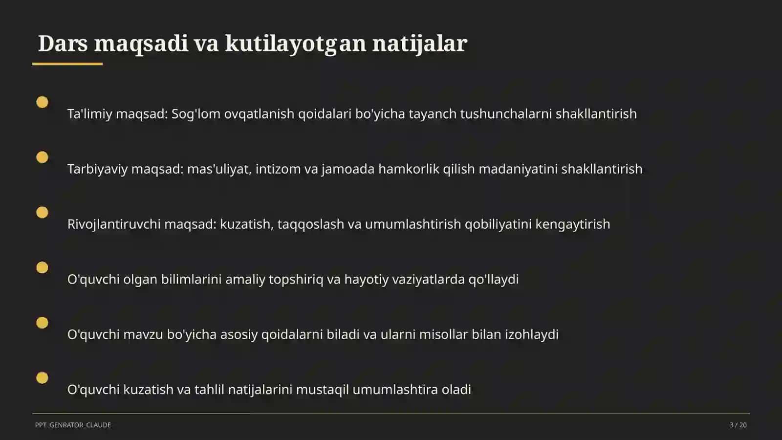 Sog'lom ovqatlanish qoidalari 3