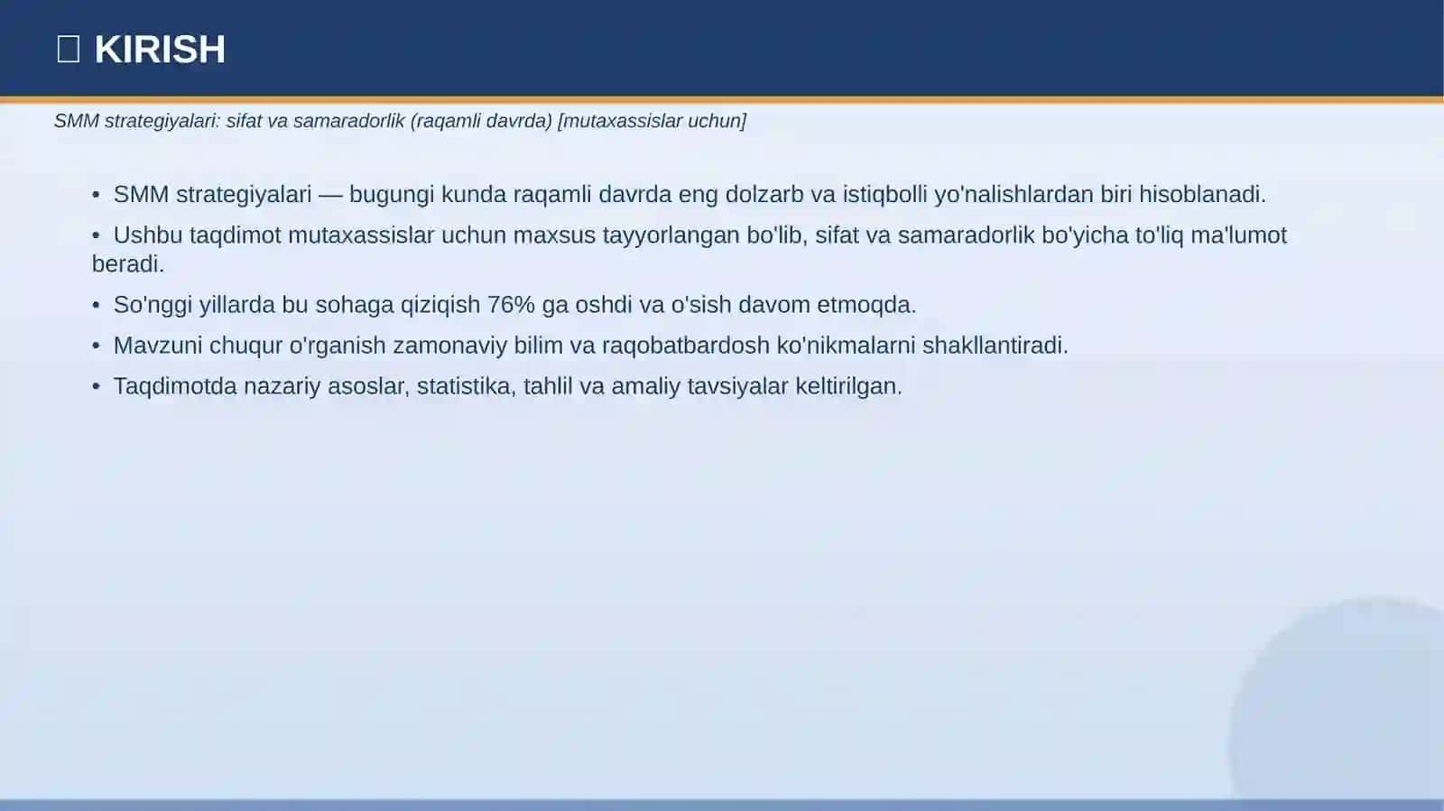SMM strategiyalari: sifat va samaradorlik (raqamli davrda) [mutaxassislar uchun] 3