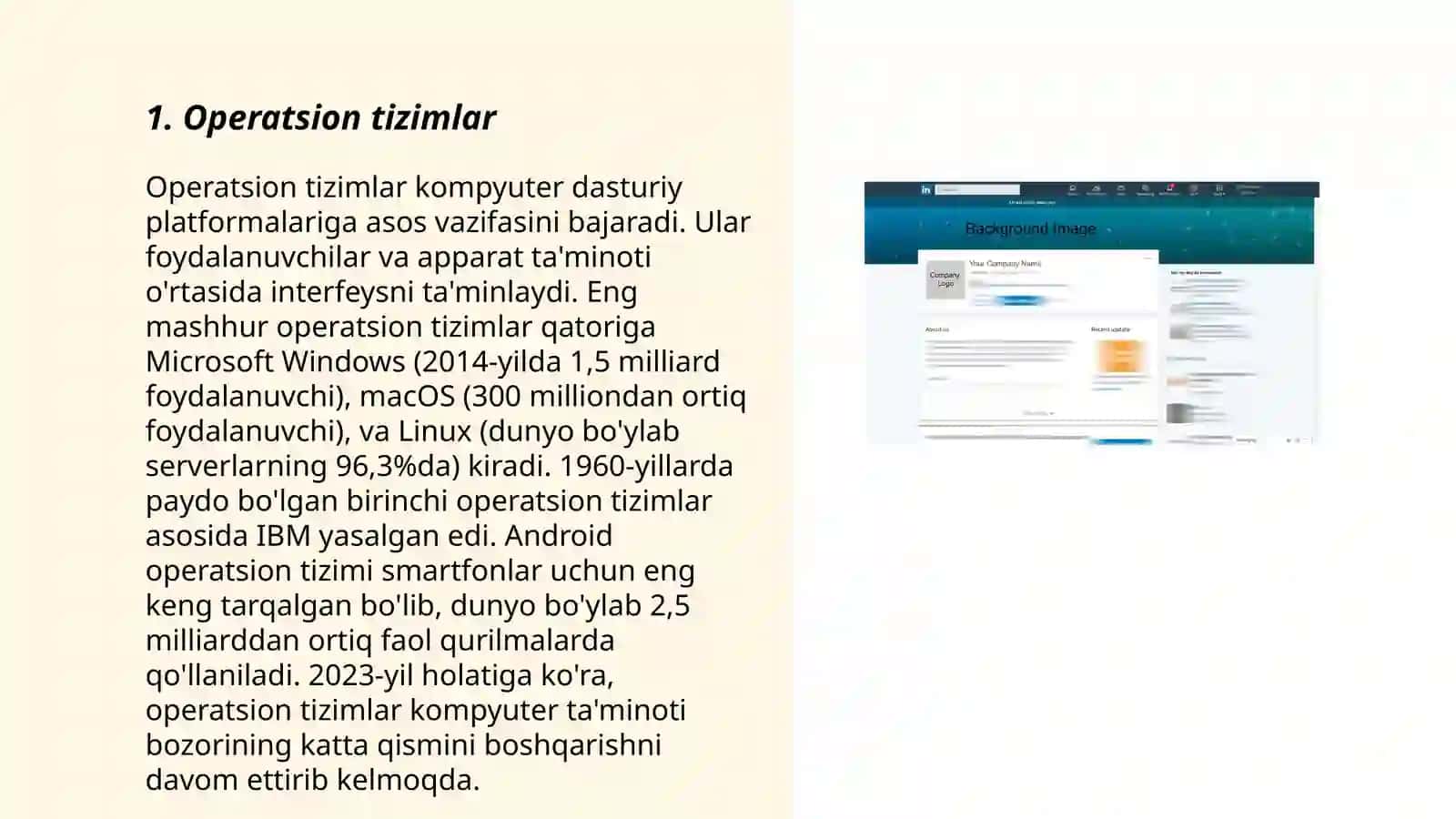 Operatsion tizimlar 3