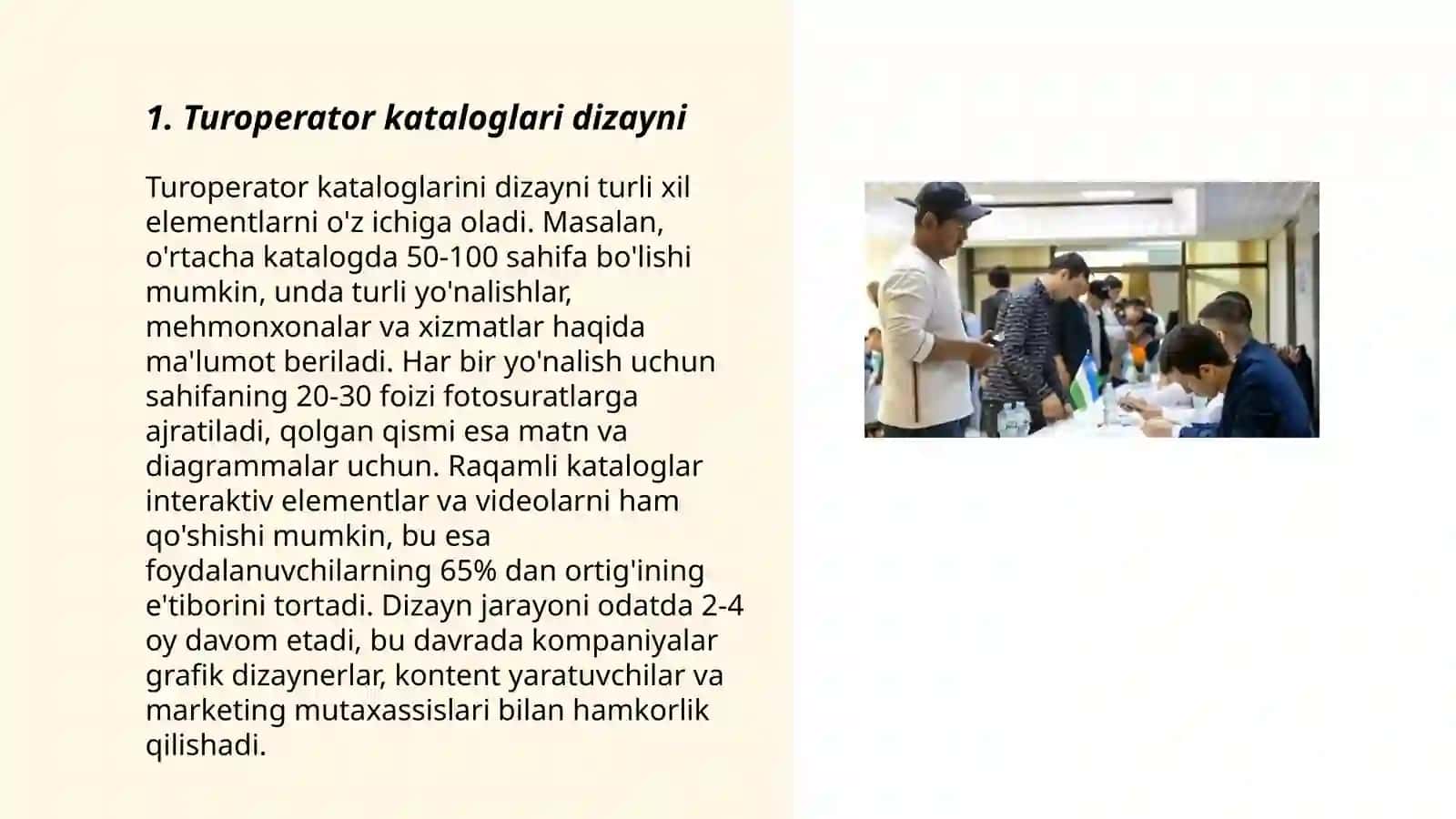 Turoperator katalogi va turli ko'rgazmalarga qatnashish 3