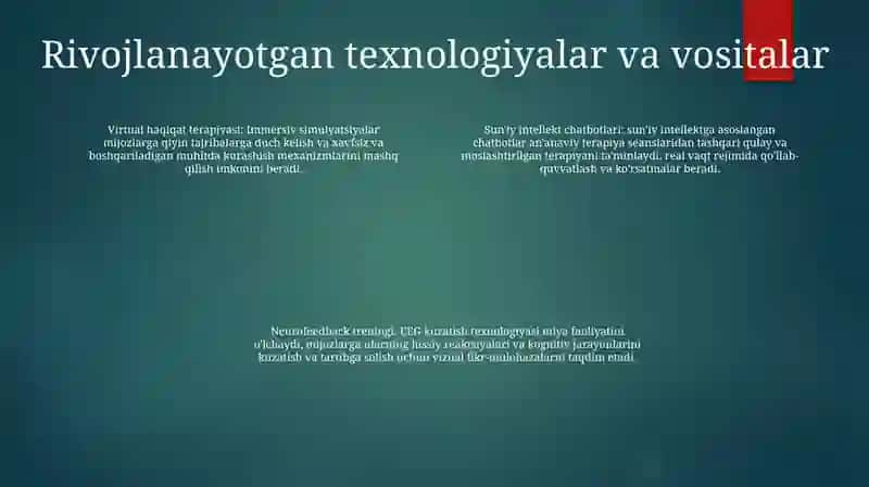 Zamonaviy Kunikmalar Psixolog Saradorligini Oshirishda 3