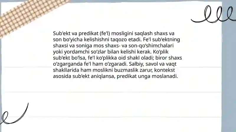 Maintaning grammatical structures 3