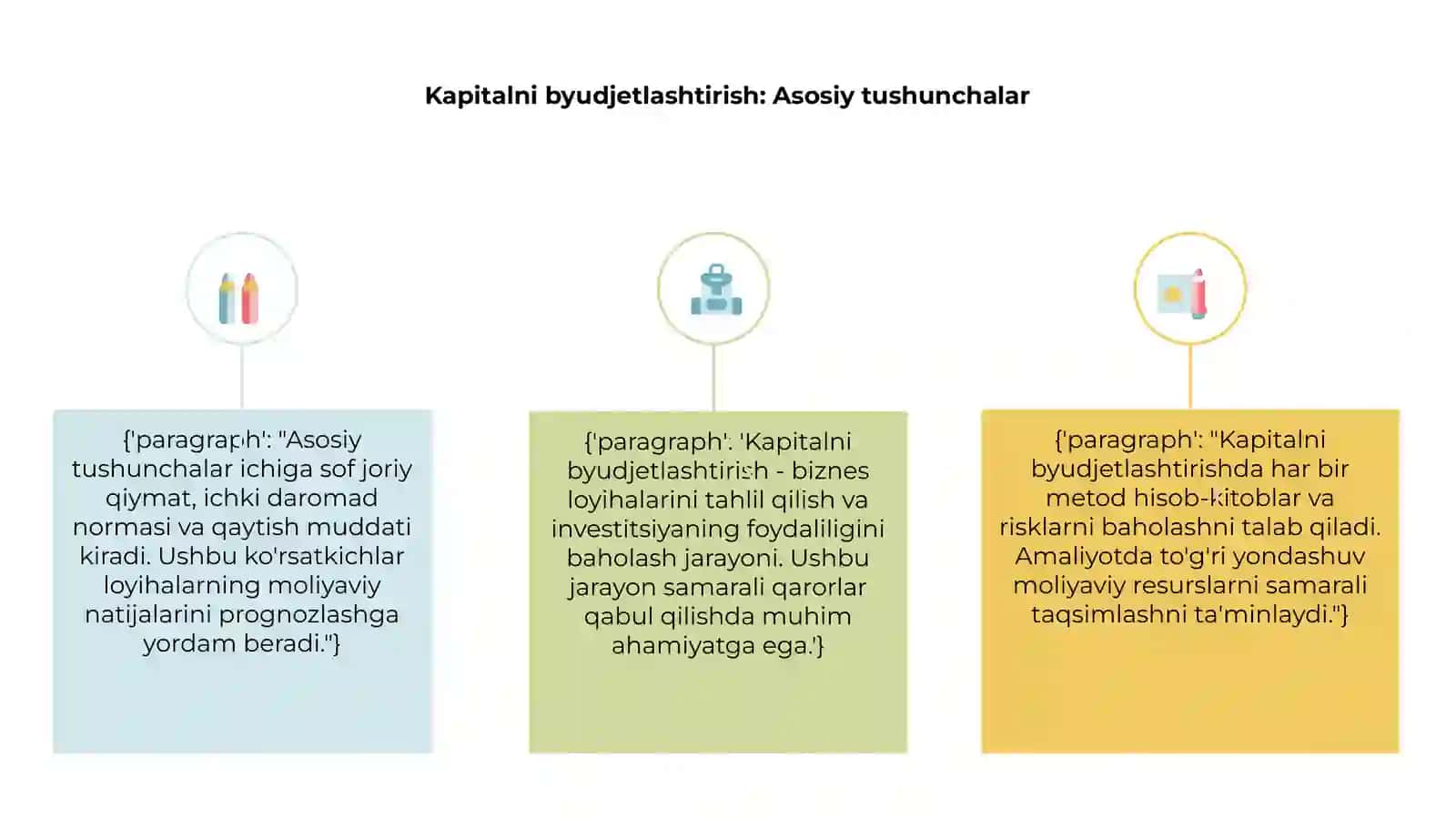 Kapitalni byudjetlashtirish metodlari va amaliyoti 3