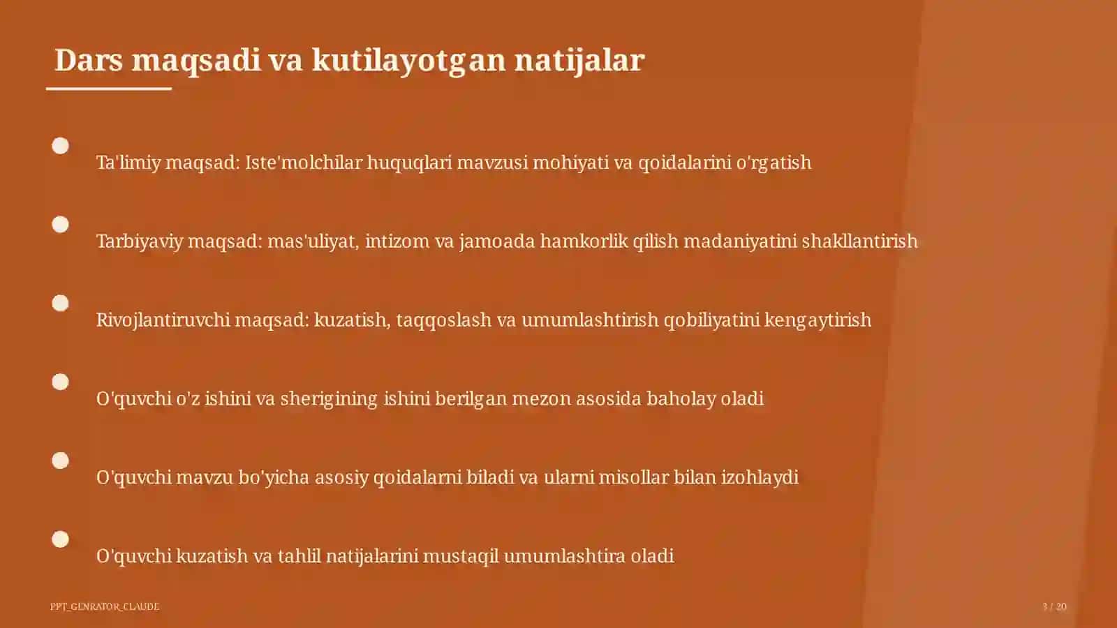 Iste'molchilar huquqlari (10-sinf) 3