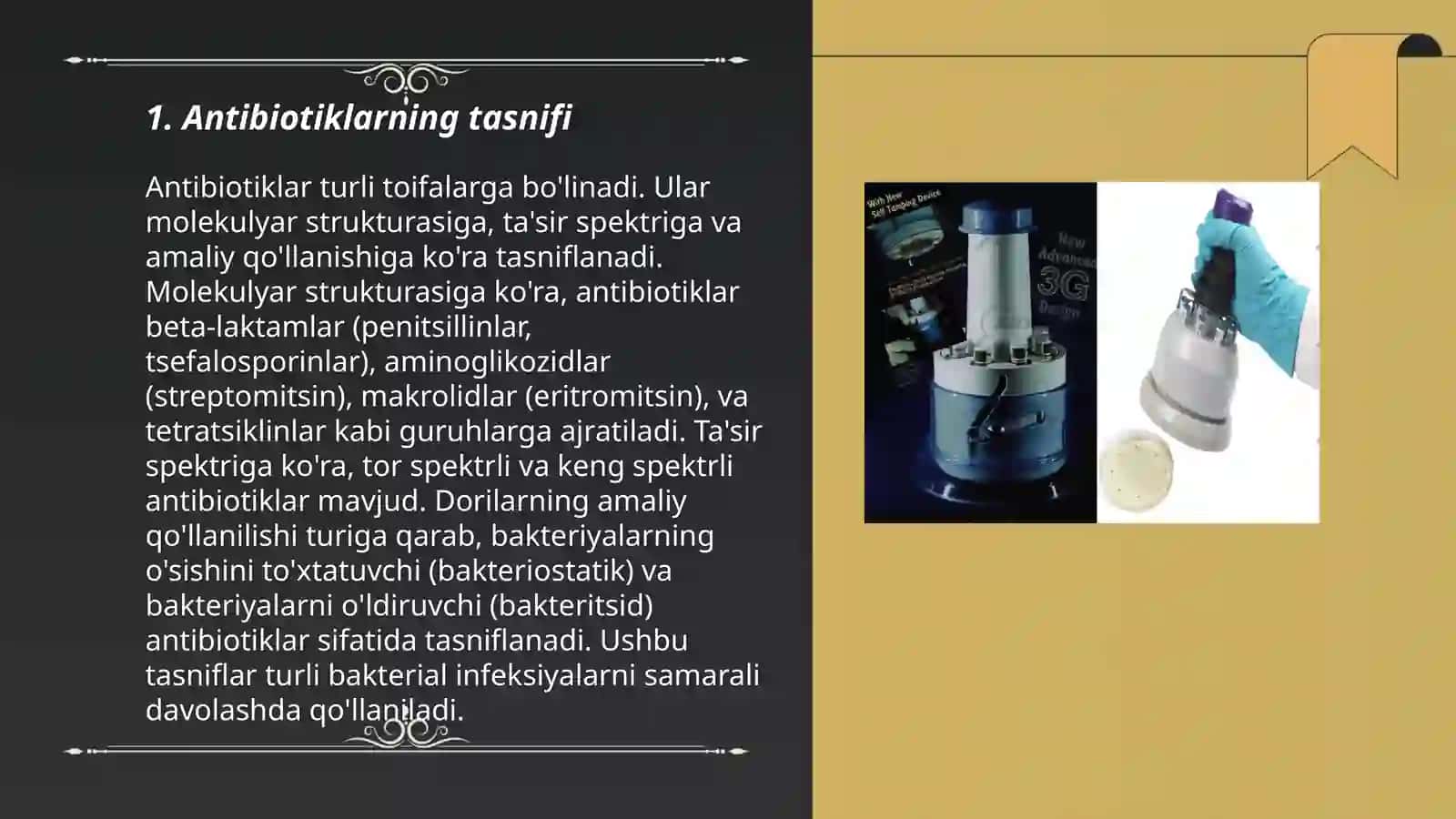 Ximiya terapevtik preparatlar antibiotiklar tasnifi taʼsiri ularga mikroorganizmlarning sezgirligining oʻrganish usullari 3