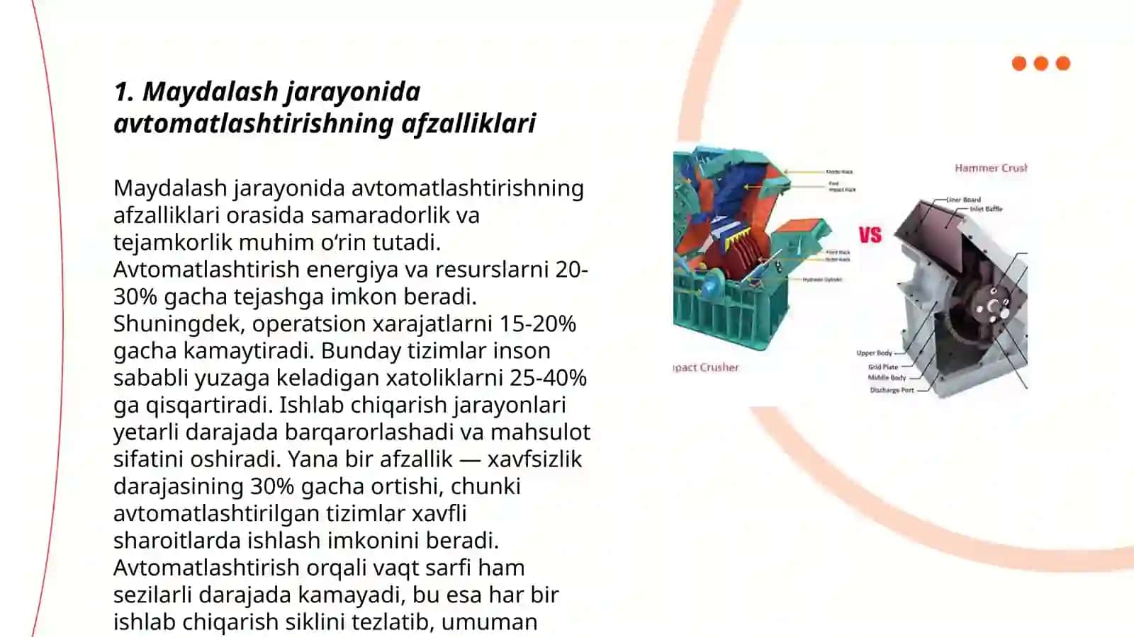 Maydalash jarayonida jag‘li maydalagichni avtomatlashtirish 3