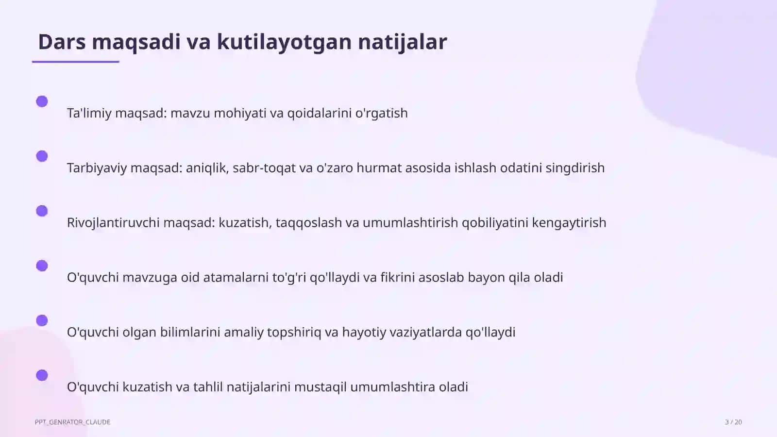 PISA tadqiqoti va matematik savodxonlik 3