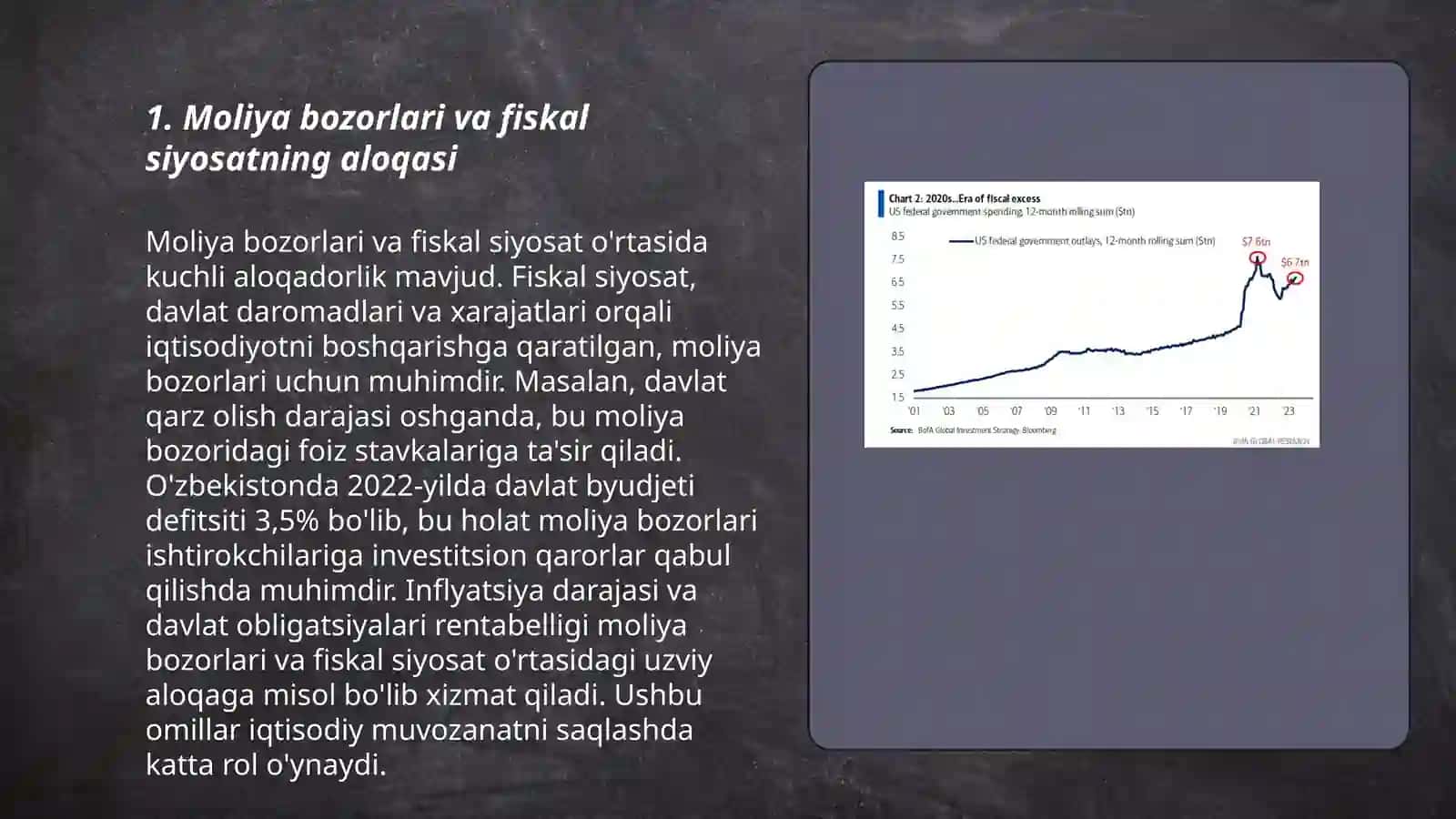 Mantar siyosa va fiskal siyosat haqida 3