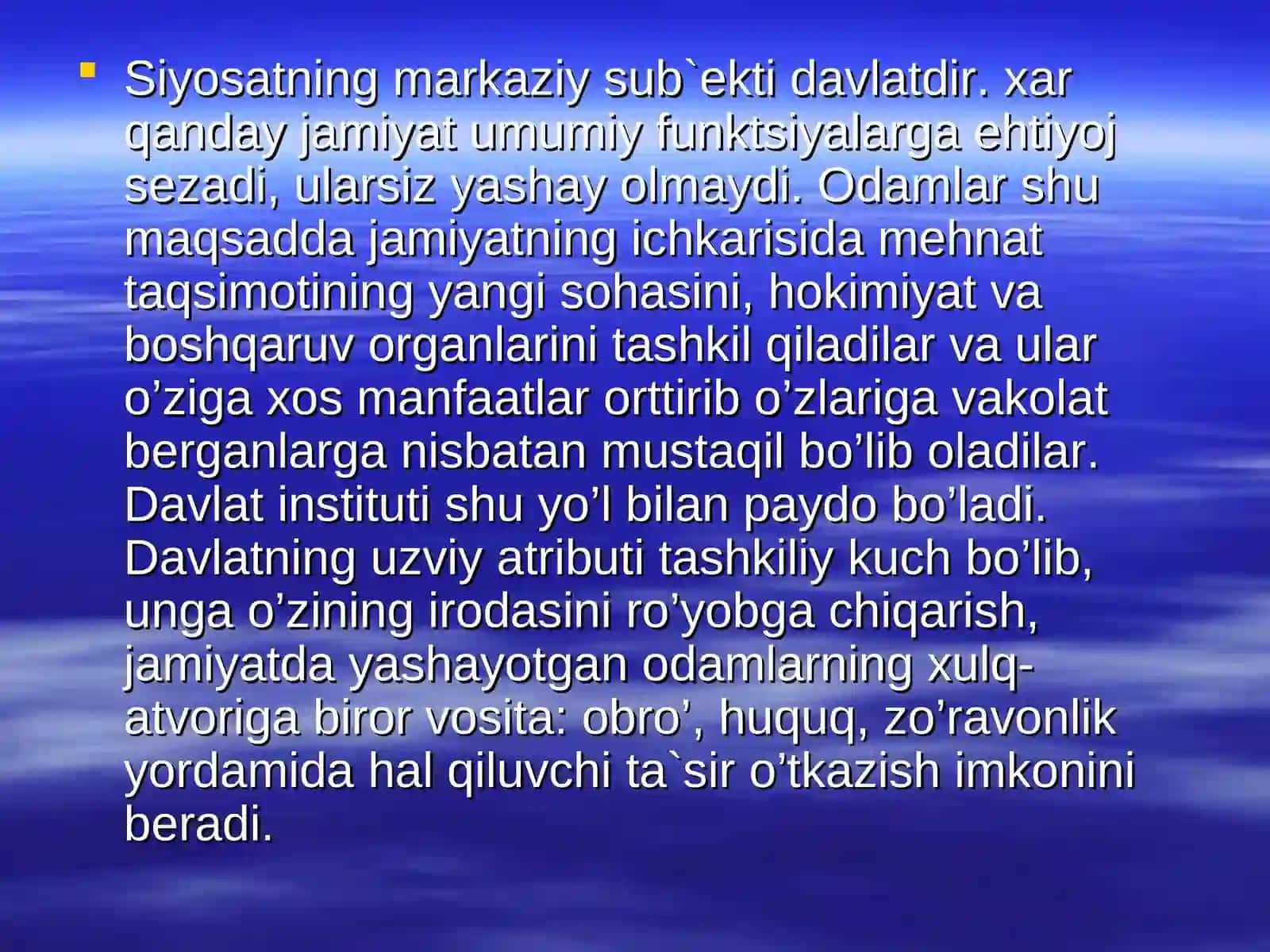 Ijtimoiy siyosat 3