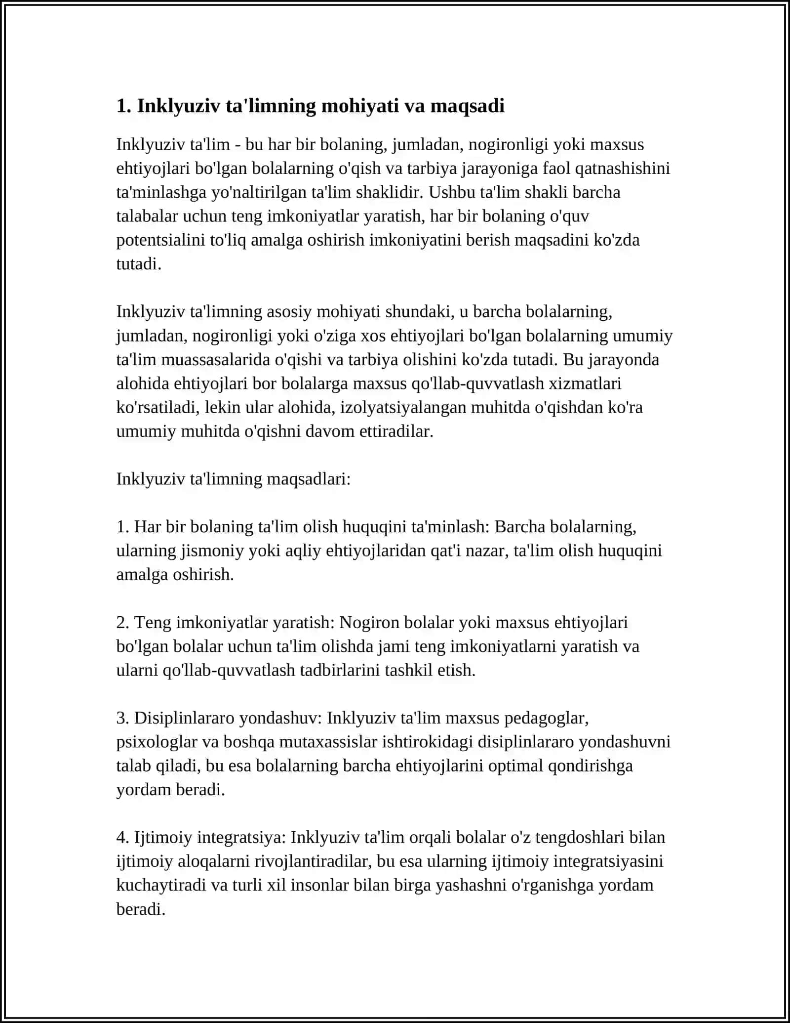 INKLYUZIV VA INTAGRATSION TA‘LIMNING QIYOSIY TAHLILI 3