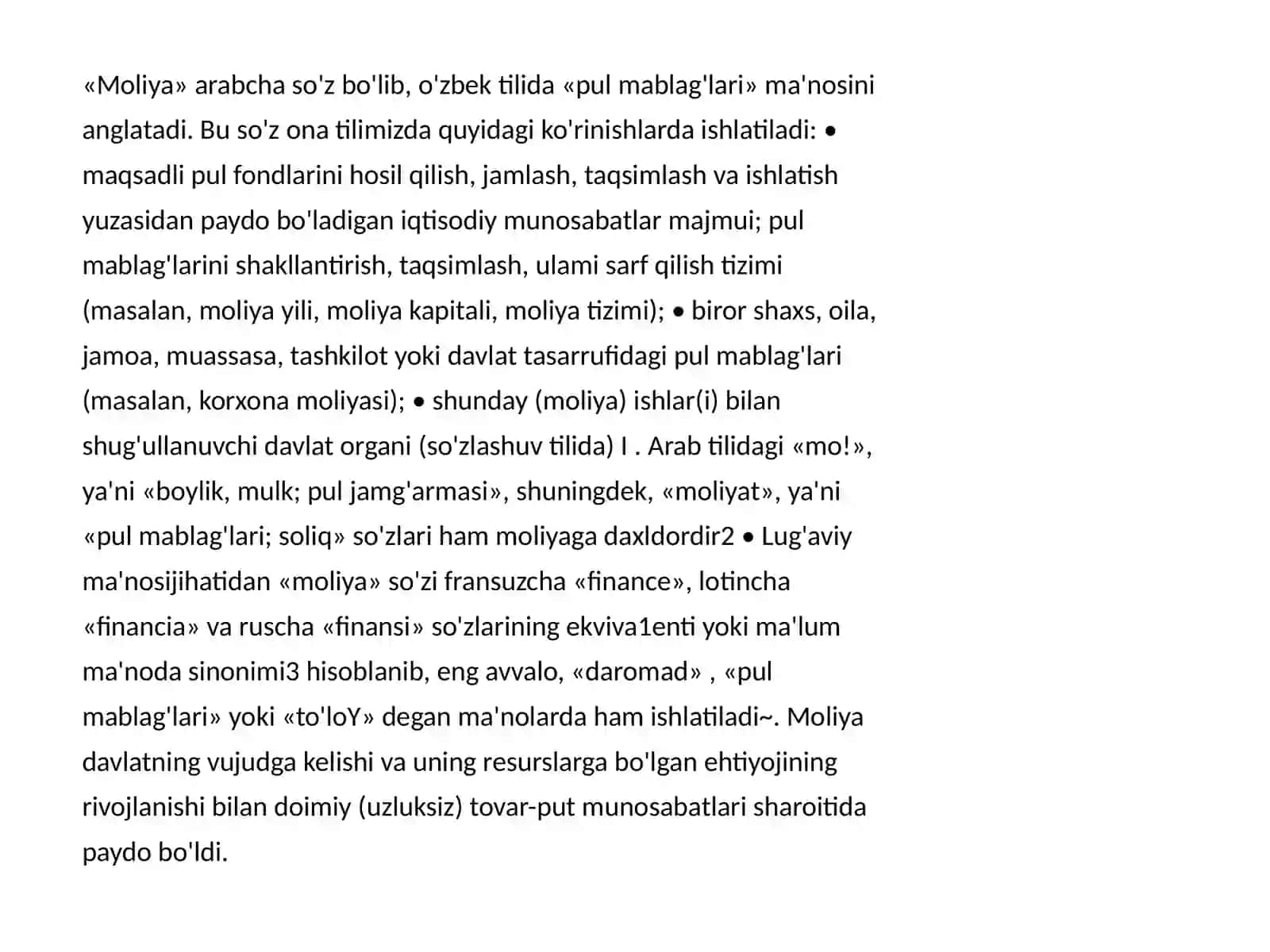 Moliyaviy rejalashtirishning funksiyalari va o'ziga xos xususiyatlari 3
