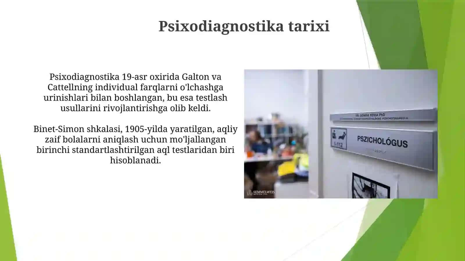 Psixodiagnostika   tadqiqotning   vazifalari  va  psixodiognostika  tarixi 3