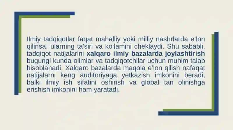Ilmiy tadqiqot namoyon bo’lish jihatlari 3