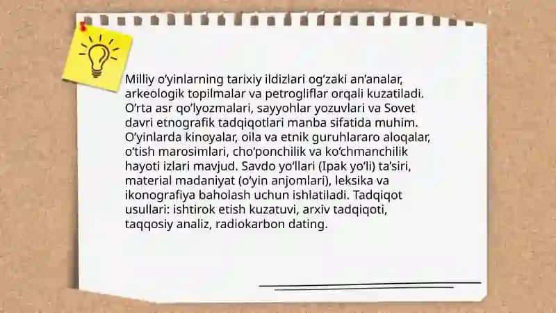 Milliy o’yinlarning antropologik va entografik jihatlari 3