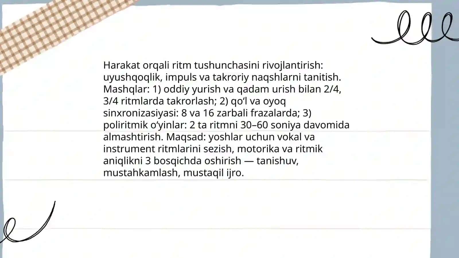 Harakat -musiqiy tarbiya vositasida 3