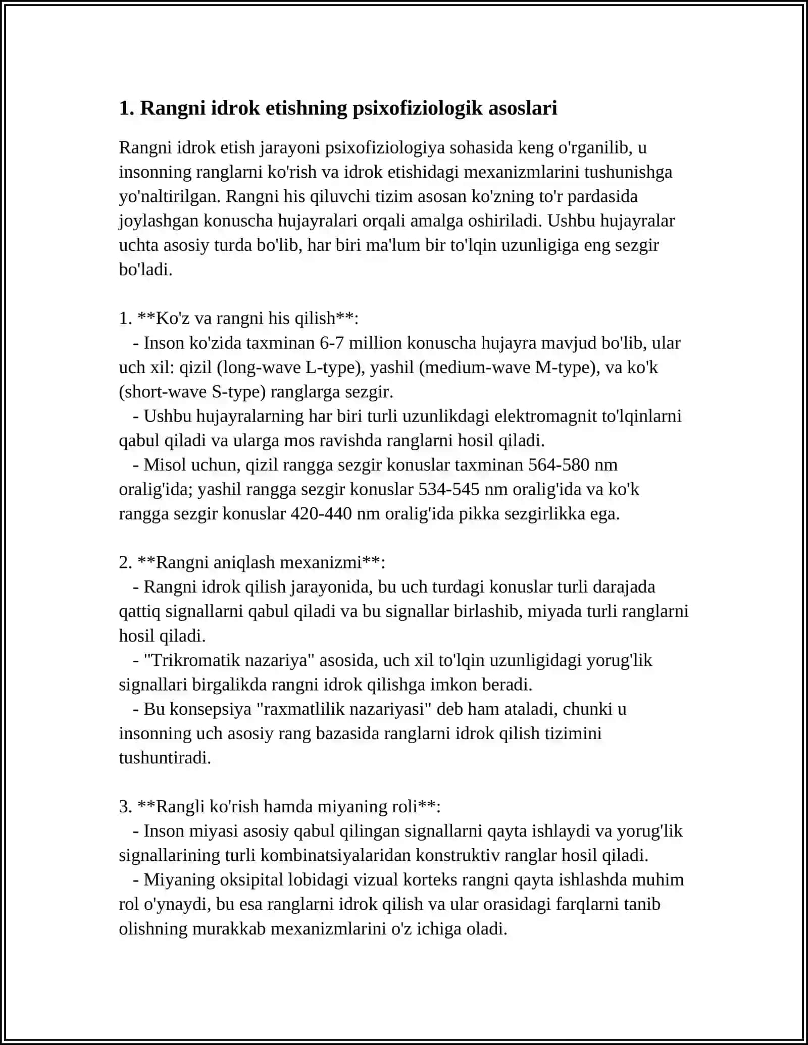 Rang Psixofiziologiyasi Psixodiagnostika Yo‘nalishi Sifatida 3