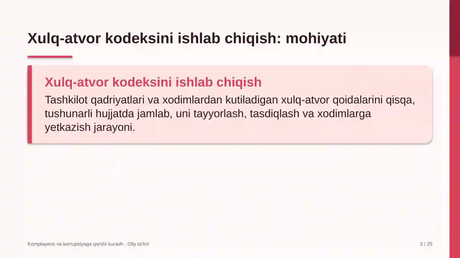 texnik ko'rik markazlarida xulq atvor kodeksini ishlab chiqish 4148 3